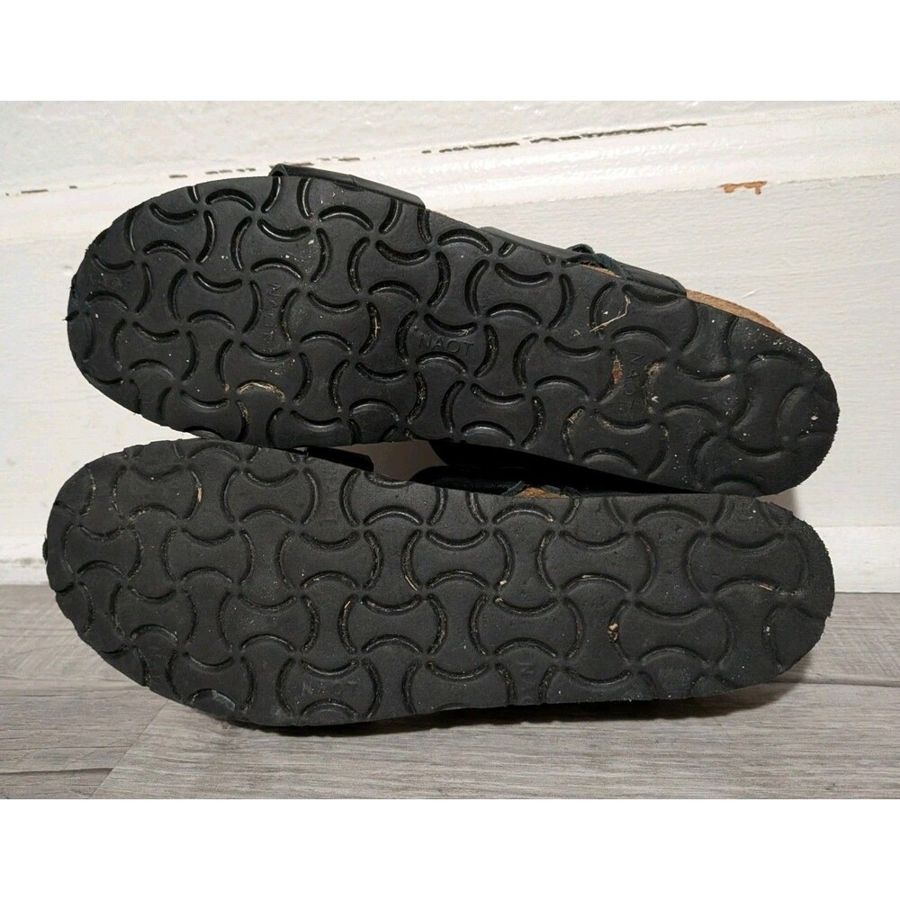 Naot Black Leather Sandals - Picture 10 of 10
